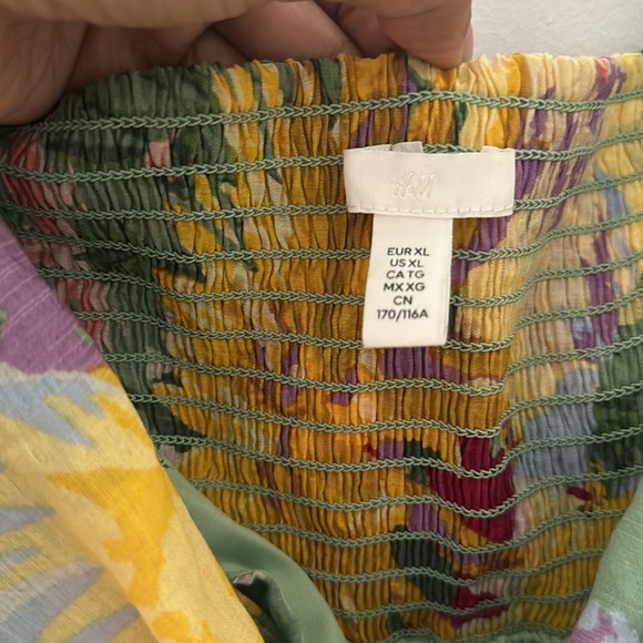 H&M Floral Halter neck Maxi Dress NWOT - Picture 3 of 5